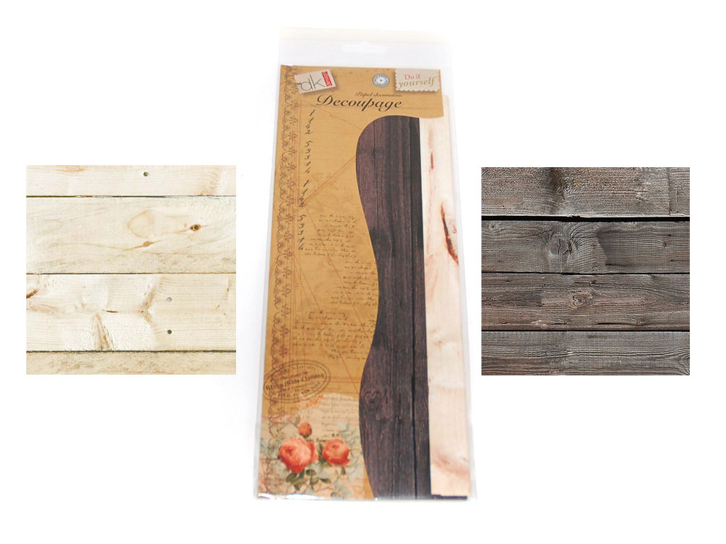 PAPEL DECOUPAGE 6 PCS. 2 DECORADOS cod. 2500909