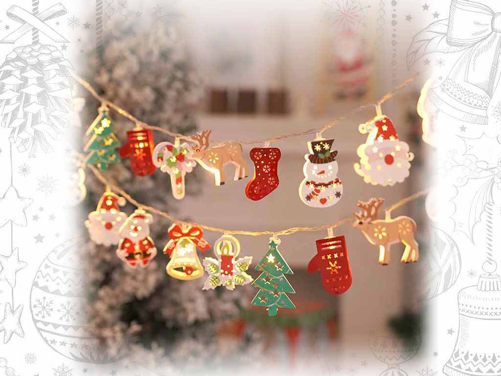 GUIRNALDA 80 LEDS XMAS cod. 9322930