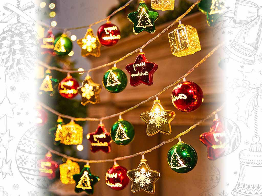 GUIRNALDA 40 LEDS XMAS cod. 9322933